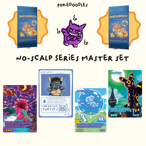 Pokedoodles scalp series - no-scalp,