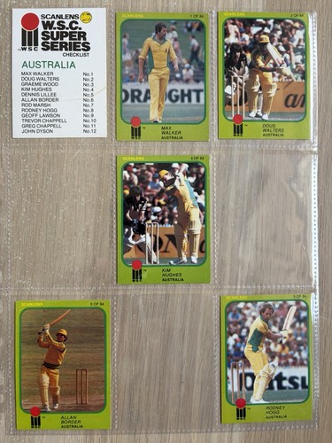 Scanlens gum cards wsx - 57/84,