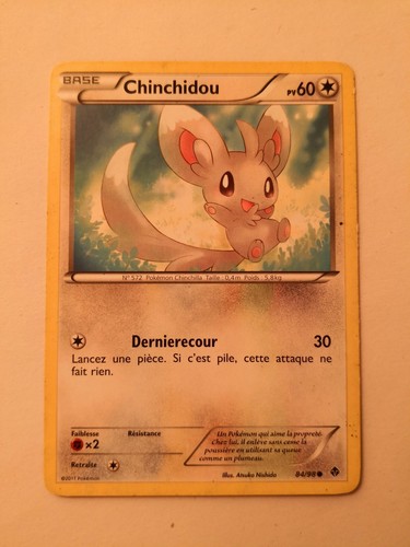 Carta pokémon cinchidou - -,